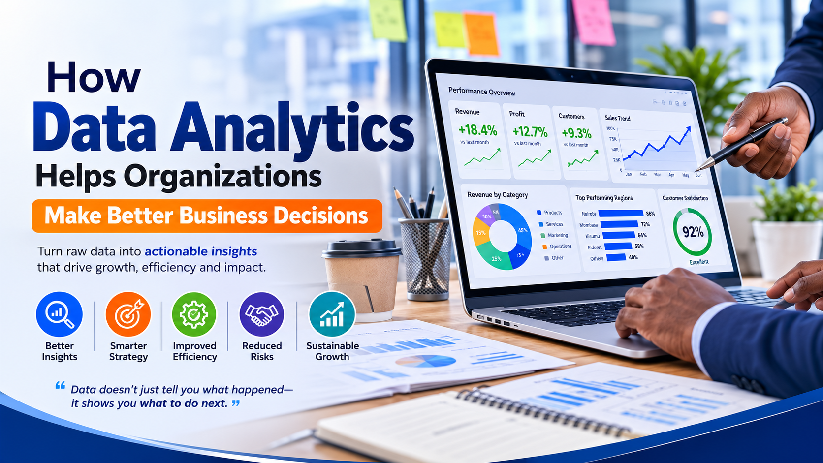 Read more about the article How Data Analytics Helps Organizations Make Better Business Decisions
