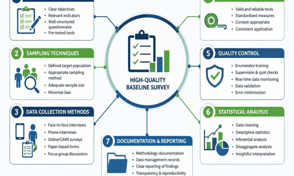 Key Components of High-Quality Baseline Surveys